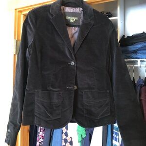 Eddie Bauer Dark Velvet Blazer
